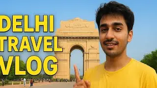  “Delhi Tour Vlog | Explore Delhi in 10 Minutes | India Gate, Red Fort, CP, Chandni Chowk #delhivlog