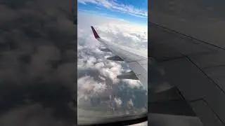 Кудрявые облака part 1 #clouds #plane #boing737 #veryhigh