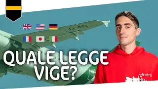 Which country's law applies on board airplanes?