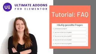 Das FAQ Widget | Ultimate Addons for Elementor