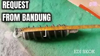Buat shock belakang ceper 22 cm tetep berfungsi dengan normal