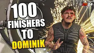WWE 2K24 : 100 Finishers To Dominik Mysterio In Backstage