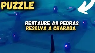 RESTAURE AS PEDRAS E RESOLVA A CHARADA PUZZLE   GENSHIN IMPACT