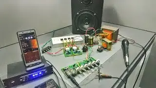 How to make a Power Amplifier with additional MiC for Karaoke Singing