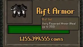 MY NEW SHINY EXPENSIVE ARMOR GIVES ME 350 HITPOINTS! (RSPS 