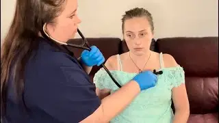 ASMR Real Person Nurse Assessment Medical Exam