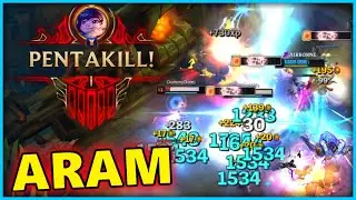 ARAM LoL FUN Montage 2025 (Pentakill, Nunu, Vex, Brand, K'Sante, Karthus, Olaf) 