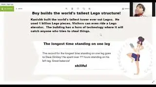 Kanishk describing world records!