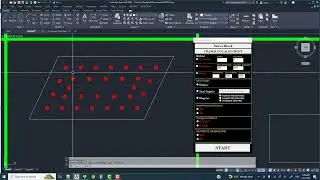 Ceiling Mounted Blocks Distribution By Autolisp توزيع مخارج الانارة و الحريق فى الاوتوكاد