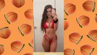 Tiktok BigBang Challenge Compilation ✨ A girl in a beautiful swimsuit looks at herself in the mirror