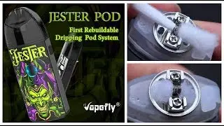 Vapefly Jester Rebuildable Pod Kit Unboxing