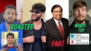MR BEAST IS NO 1 🔥 ELVISH YADAV VS DRUBA RATHEE❌ MUKESH AMBANI LOST 💵 FUKRA I,ASHISH C, SALMAN K🔫