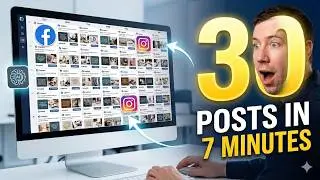 Create 30 Days of Social Media Posts with AI in 7 Minutes