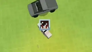Tesla cybertruck in Minecraft