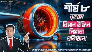 শীর্ষ ৮ টি বিমান ইঞ্জিন নির্মাতা প্রতিষ্ঠান | #Top 8 #largest #aircraft #engine #manufacturers