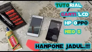 Ganti lcd oppo neo 5!!!Hanpone jadul bosku masih ada yang pake.