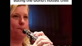 Orchestra attempts to play after eating the world's hottest chilli