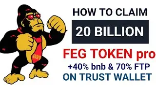 How To Get 20 Billion Feg Token Pro On Trust Wallet
