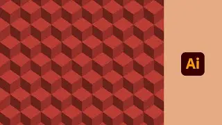 How To Create Geometrical Isometric 3D Cube Pattern In Adobe Illustrator - Graphic Design Tutorial