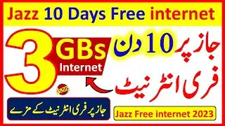 jazz 3500 mb free internet for 10 days || jazz new sim offer 2023