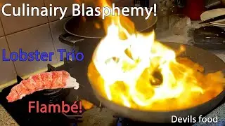 Culinairy Blasphemy! - Lobster Trio!- Lobster Bisque/Vinaigrette/Curry