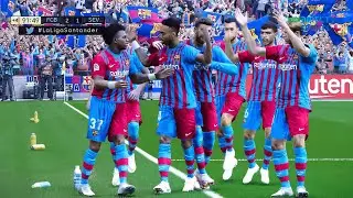 PES 21 Barcelona vs Sevilla | Liga Santander 21/22 l Aubameyang l Partido Completo HD