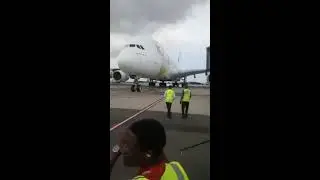 Emirates A380 Lands in Ghana  - Makes History at Terminal 3