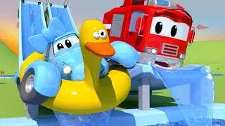 Авто Патруль -  Жёлоб - Автомобильный Город  🚓 🚒 детский мультфильм