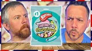 Americans Try Various BRITISH Sweets & Candies FIRST TIME!