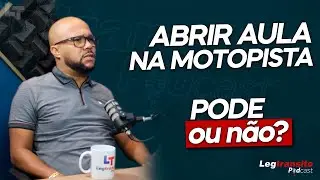 A AULA pode ser ABERTA NA MOTOPISTA? | Wemerson Alves - Autoescola Periquito