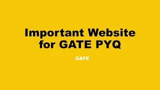 Topic wise gate question | Website for gate Question | Good website for Gate PYQ