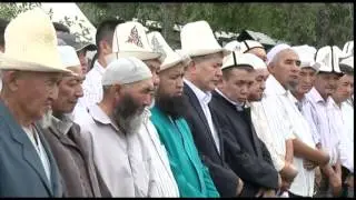 Похороны Калыя Шаршенова, брата Атамбаева