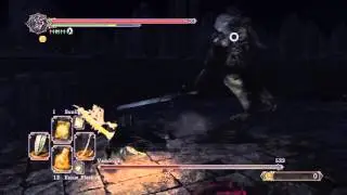Dark Souls 2 - King Vendrick Boss Fight (5 giant souls, NG+)