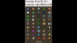 Osrs swap to Lunar Spell Book