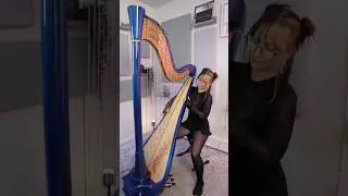 Goth Egg really does play harp