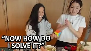 Leslie initiates Valkyrae into CUBE GANG