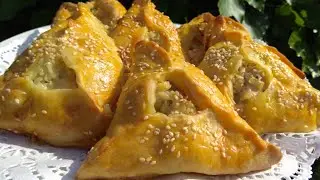 Эчпочмак. Треугольники с мясом и картошкой. Рецепт эчпочмака.