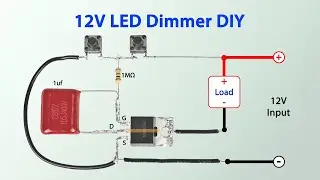 #252 DIY Bộ Điều Chỉnh Độ Sáng LED 12V Với Mosfet IRFZ44N