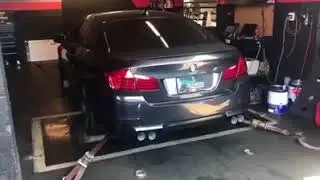 BMW F10 M5 855hp Flames (Dyno test)