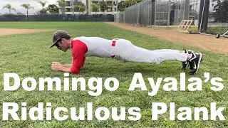 Domingo Ayala Does a Ridiculous Plank