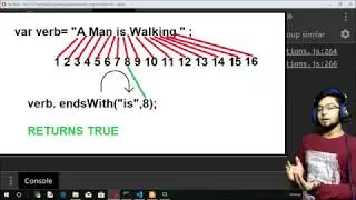 19.Matching the Ending of the String   endsWith() Method   includes Method in JavaScript