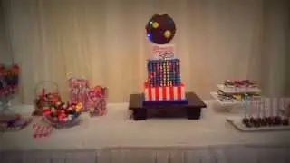 Candy Crush themed cake
