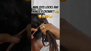 Man Turns Old Dreadlocks into a Cool Crown!?🤯😱😨😮