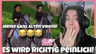 😂 OMG! ALTE VIDEOS MIT LINA?! [Reaction]  - ϟ Star Stable Online [GER]