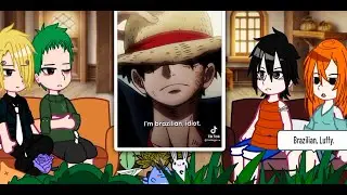 one piece characters react to tiktoks || gacha club
