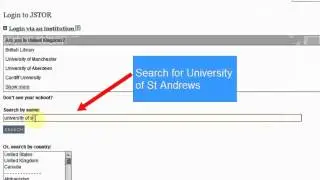 JSTOR: Remote Access