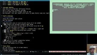 Commodore 128 Assembly #36: SHA-256 part 6