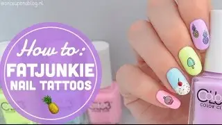 How to apply Fatjunkie nail tattoos