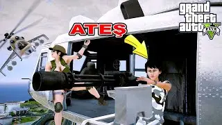 ALBAY ATEŞ VE AJAN KIZ ASKERİ ÜSTEN HELİKOPTER ÇALIYOR! - GTA 5 ATEŞİN HAYATI