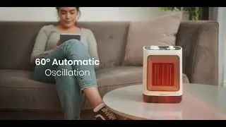 Pro Breeze® 2000W Ceramic Fan Heater - Electric Heater with Automatic Oscillation